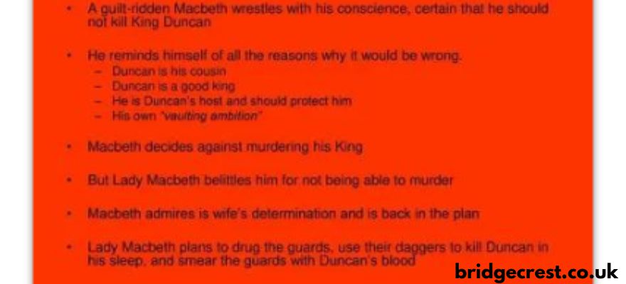 persuasive letter as to why macbeth shouldnt kill duncan