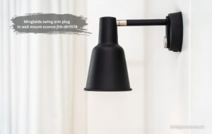 Minglaida swing arm plug in wall mount sconce jhb-dh7078
