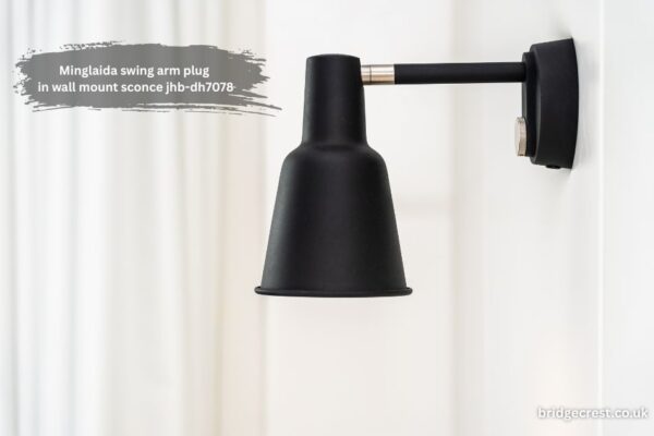 Minglaida swing arm plug in wall mount sconce jhb-dh7078