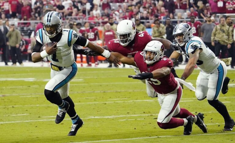 Arizona Cardinals vs Carolina Panthers Match Player Stats